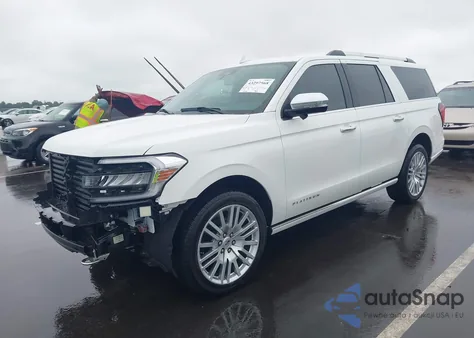 2024 Ford Expedition Platinum Max из США, поврежденный, VIN 1FMJK1M88REA83094